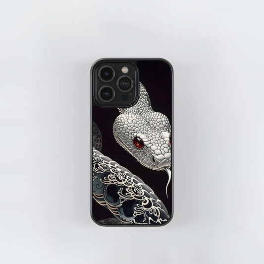 White Snack Glass Case