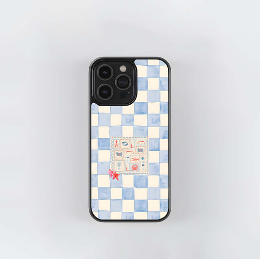 Zodiac Checker Glass Case