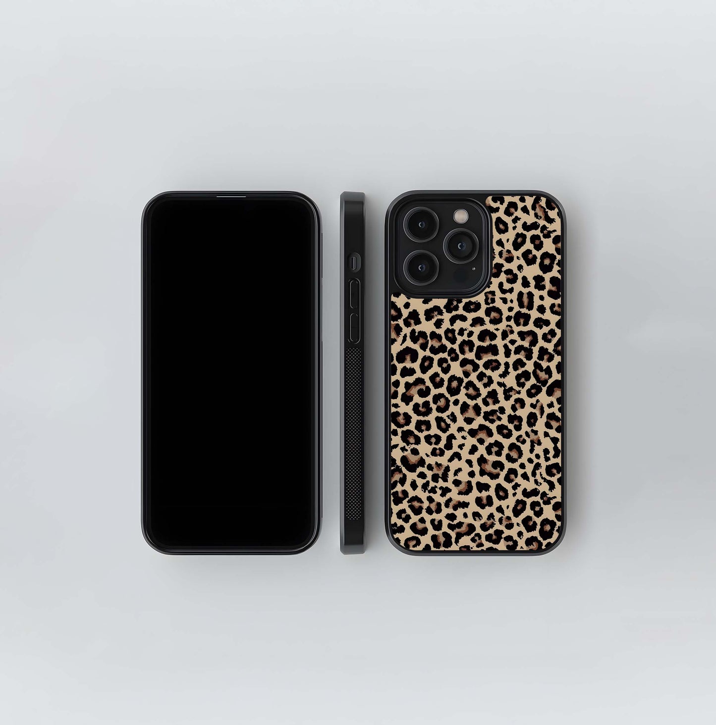 Wild Leopard Spirit Glass Case