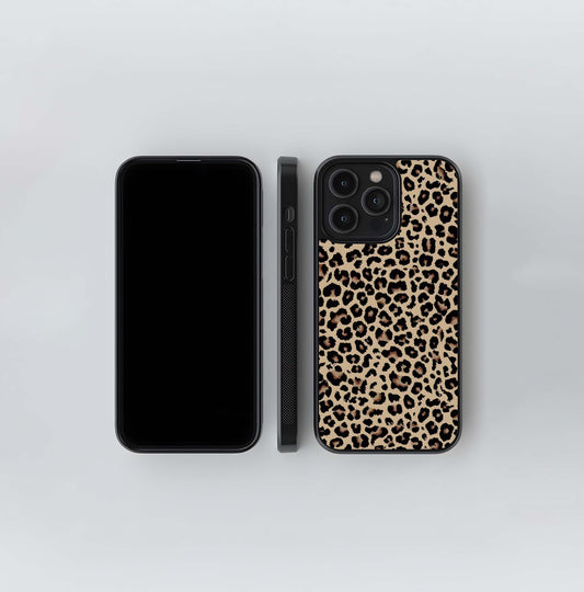 Wild Leopard Spirit Glass Case