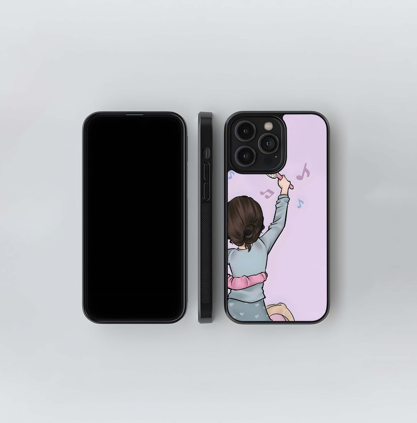 Best Friend Singing (2) Glass Case