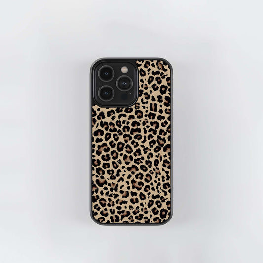 Wild Leopard Spirit Glass Case
