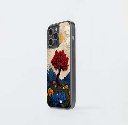 Eternal Nature Tapestry Glass Case