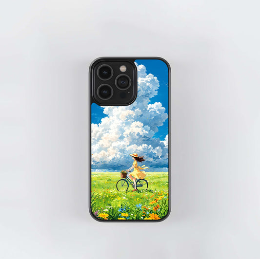 Breezy Meadow Ride Glass Case
