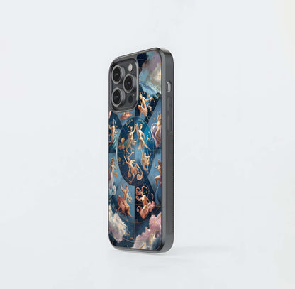 Zodiac Goddess Circle Glass Case