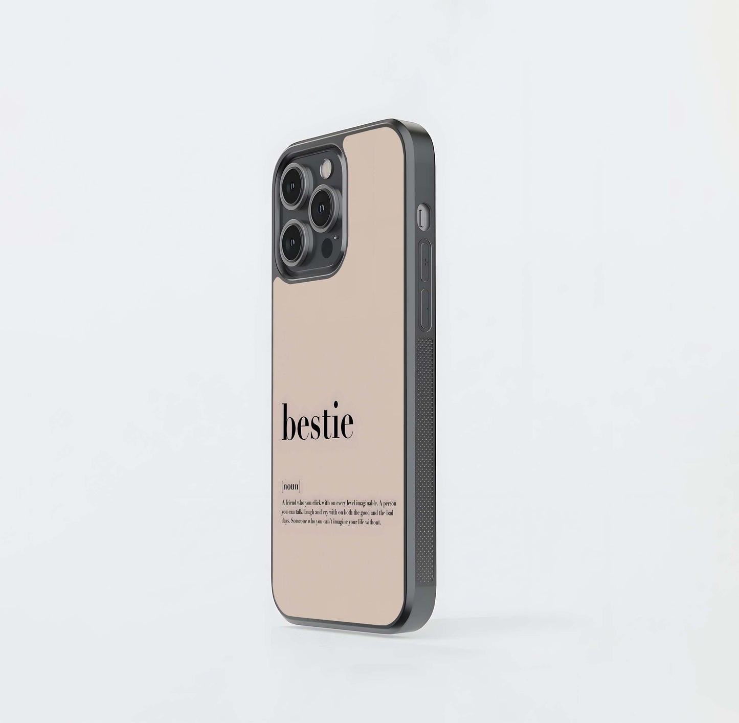 Bestie Quote Glass Case