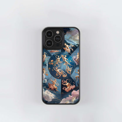 Zodiac Goddess Circle Glass Case