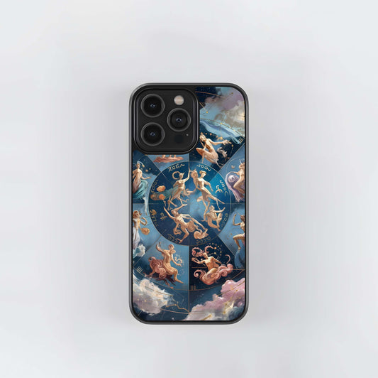 Zodiac Goddess Circle Glass Case
