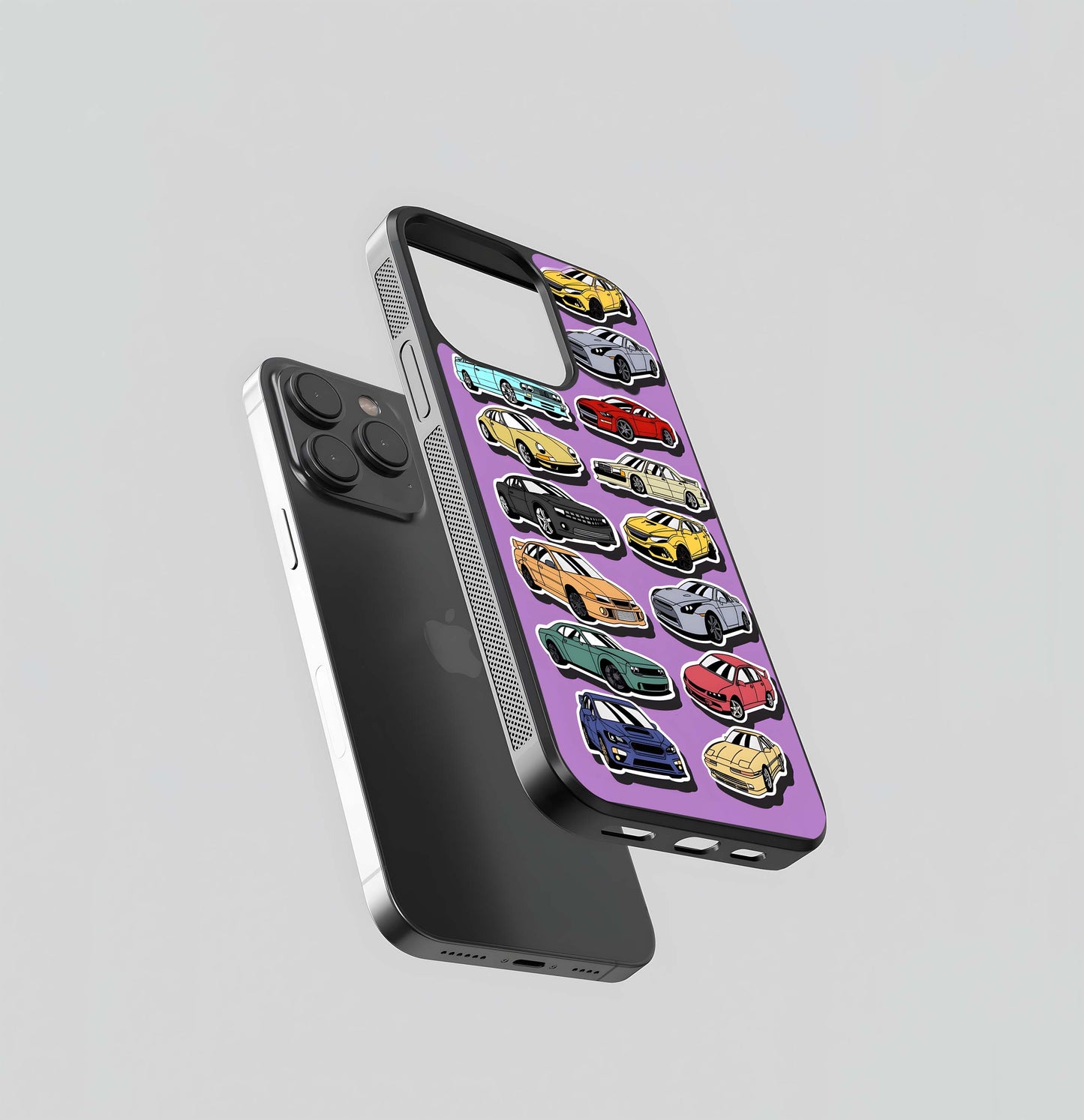 Die-Cut JDM Car Stickers Glass Case