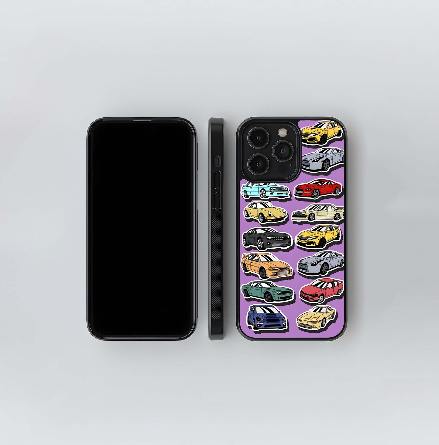 Die-Cut JDM Car Stickers Glass Case