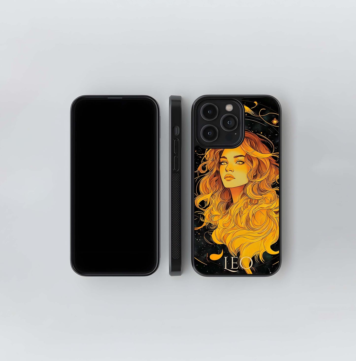 Zodiac Leo Glass Case