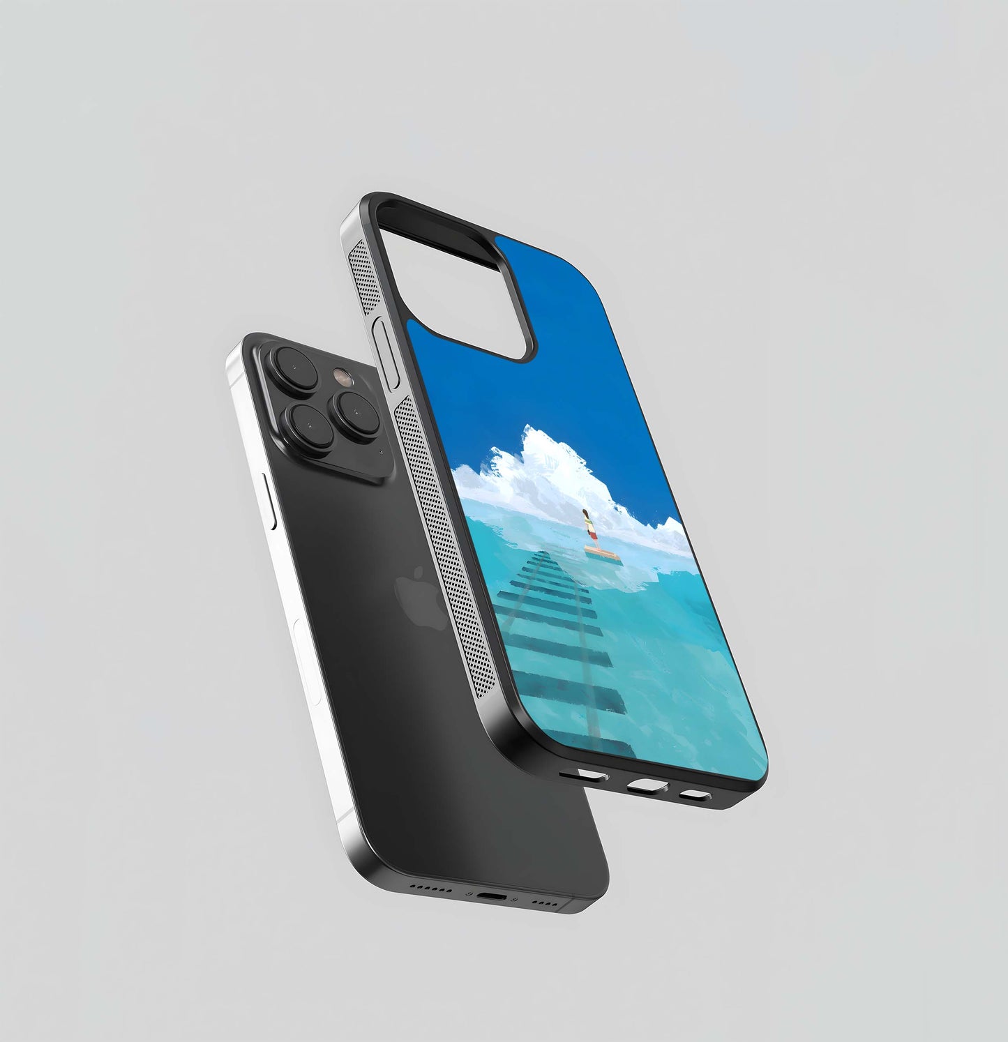 Beyond Blue Horizon Glass Case