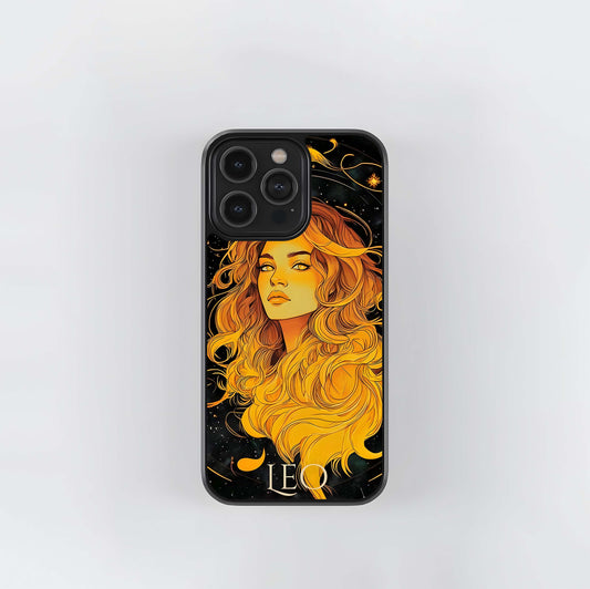 Zodiac Leo Glass Case