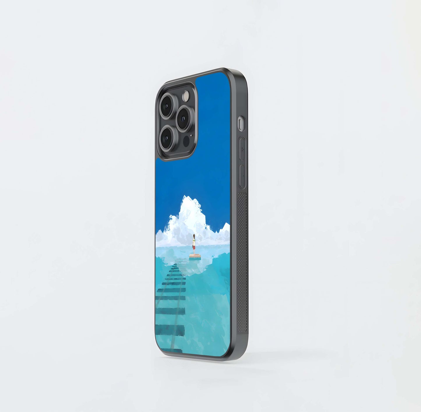 Beyond Blue Horizon Glass Case