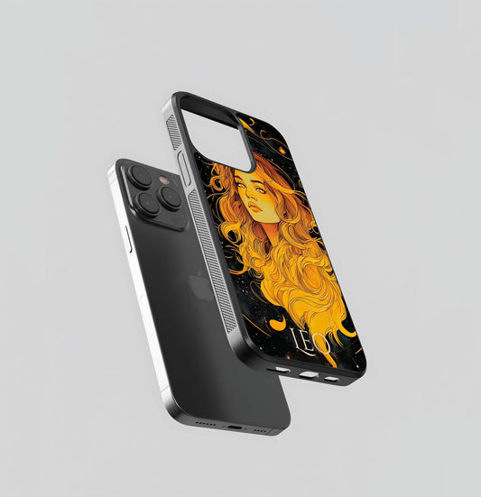 Zodiac Leo Glass Case