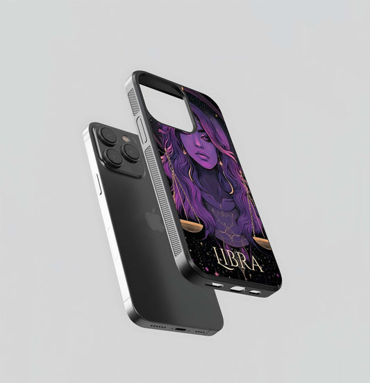 Zodiac Libra Glass Case