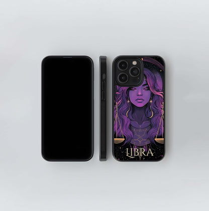 Zodiac Libra Glass Case