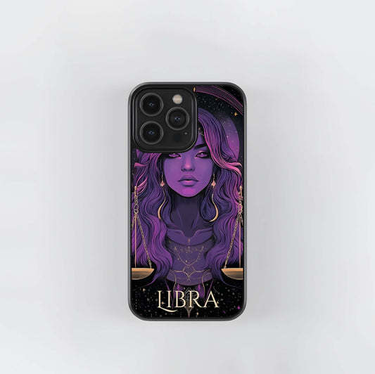 Zodiac Libra Glass Case