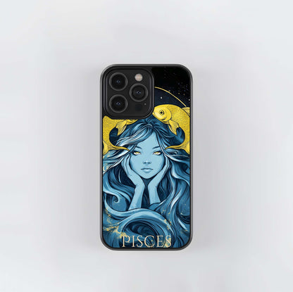 Zodiac Pisces Glass Case