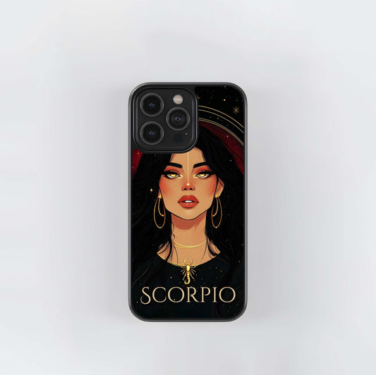 Zodiac Scorpio Glass Case