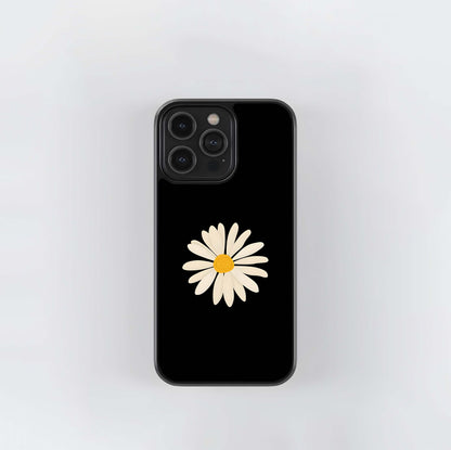 Big Daisy Flower Glass Case