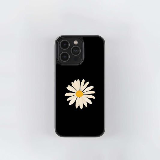 Big Daisy Flower Glass Case