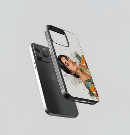 Diya Glow Portrait Glass Case