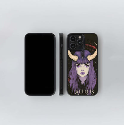 Zodiac Taurus Glass Case
