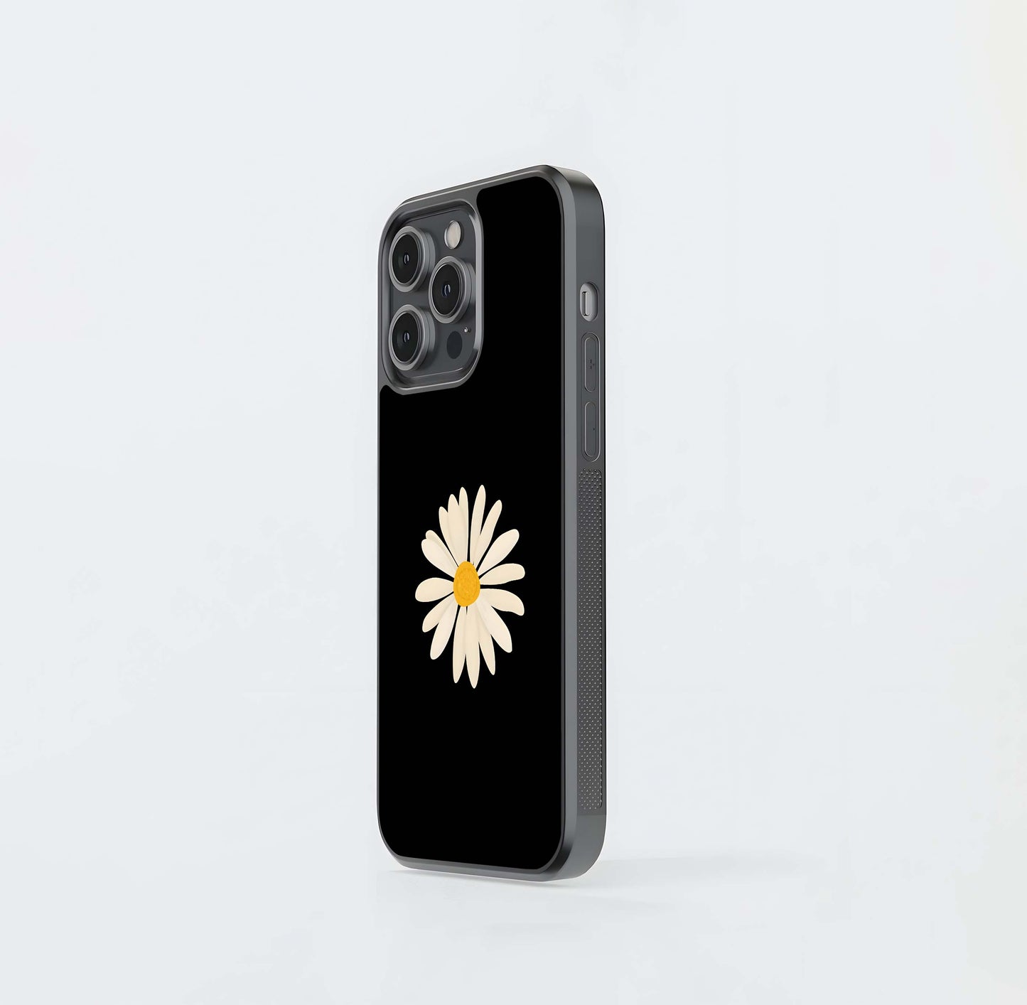 Big Daisy Flower Glass Case