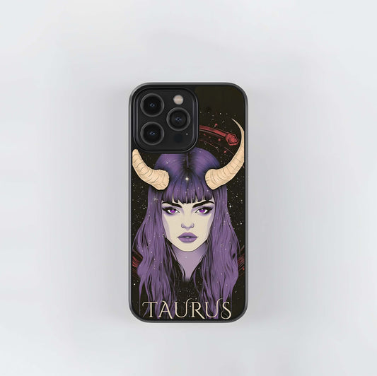 Zodiac Taurus Glass Case