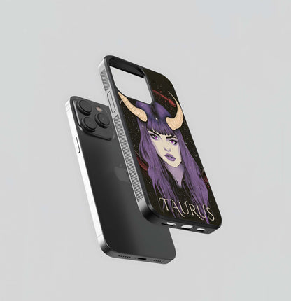 Zodiac Taurus Glass Case