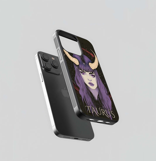 Zodiac Taurus Glass Case