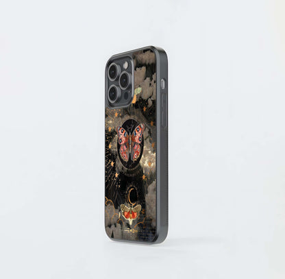 Celestial Moth Aura Glass Case