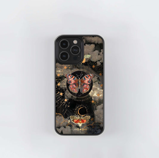 Celestial Moth Aura Glass Case