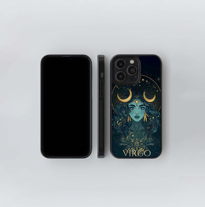 Zodiac Virgo Glass Case