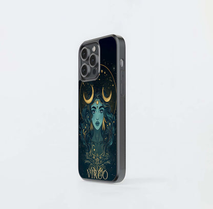 Zodiac Virgo Glass Case