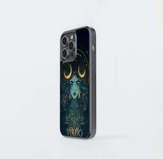 Zodiac Virgo Glass Case