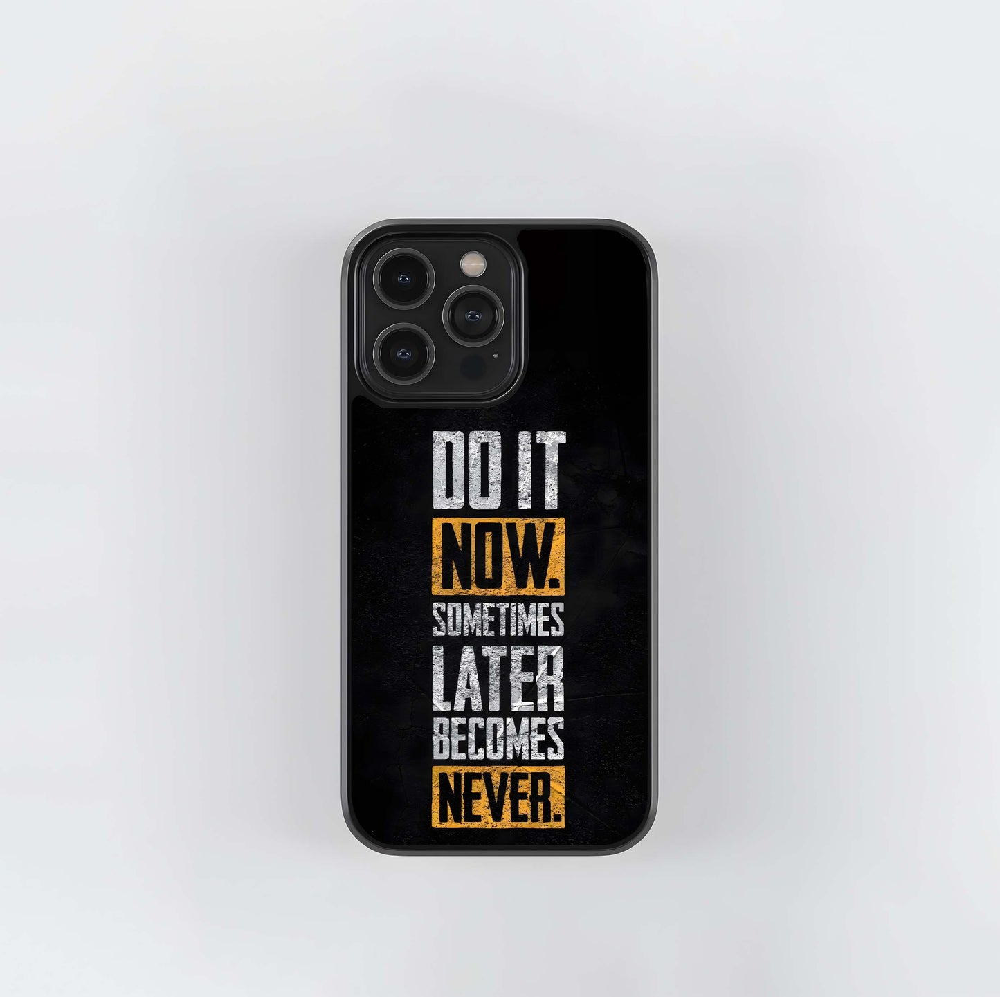 Do It Now Grit Glass Case