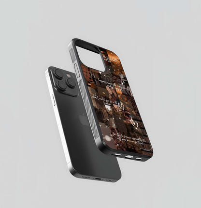 Bittersweet Aesthetic Chaos Glass Case