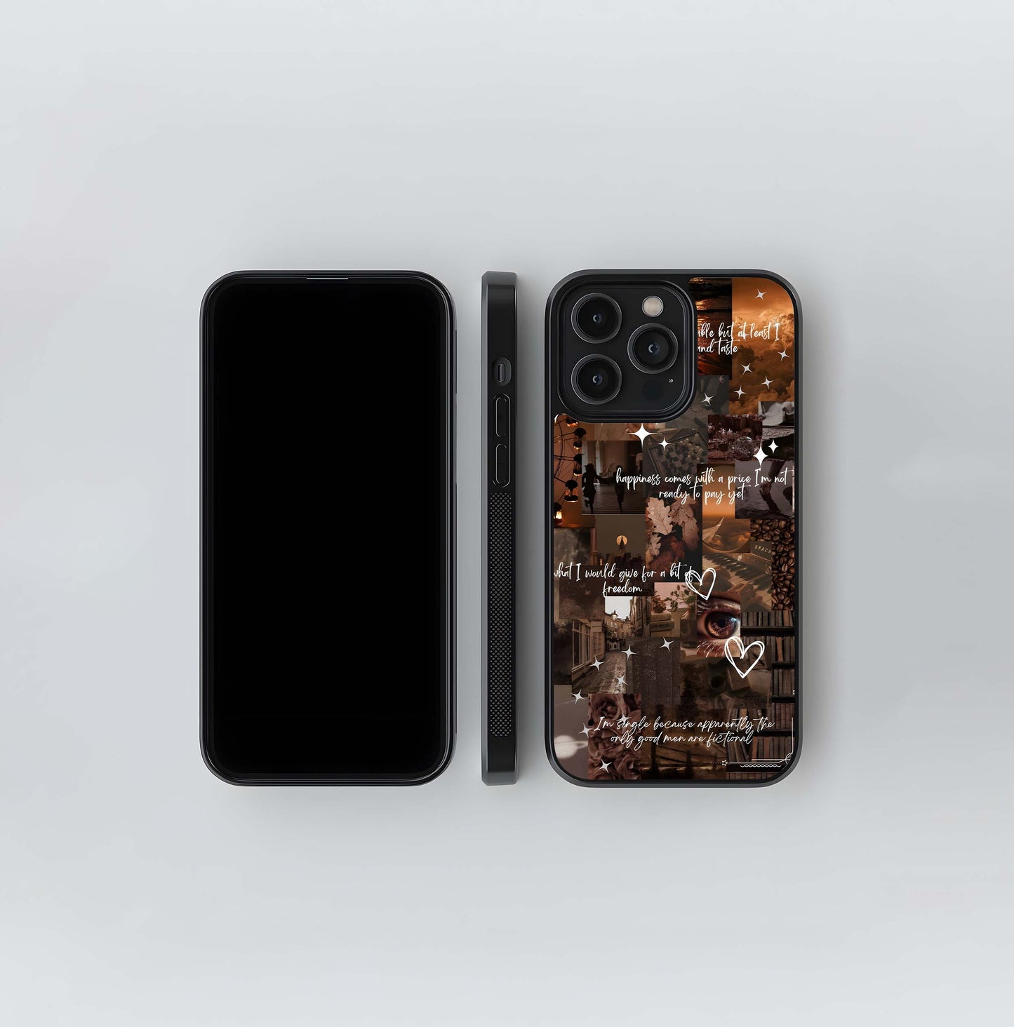 Bittersweet Aesthetic Chaos Glass Case