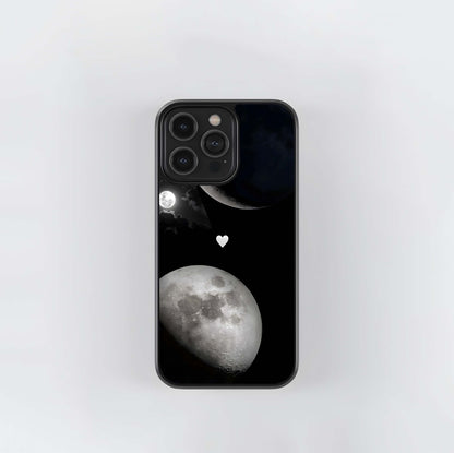 Lunar Phases & Heart Glass Case