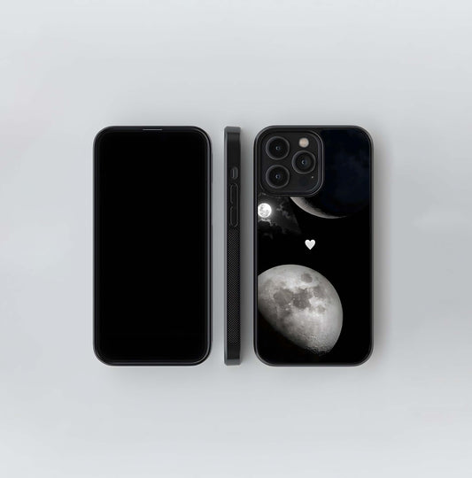 Lunar Phases & Heart Glass Case