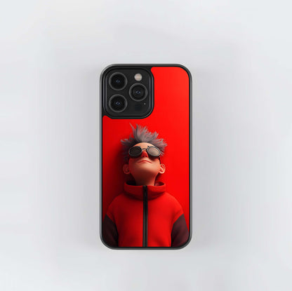 Redhead Rebel Glass Case