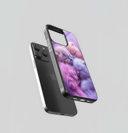 Dreamy Whiskers Glass Case