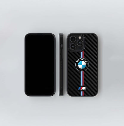 BMW M Carbon Stripes Glass Case
