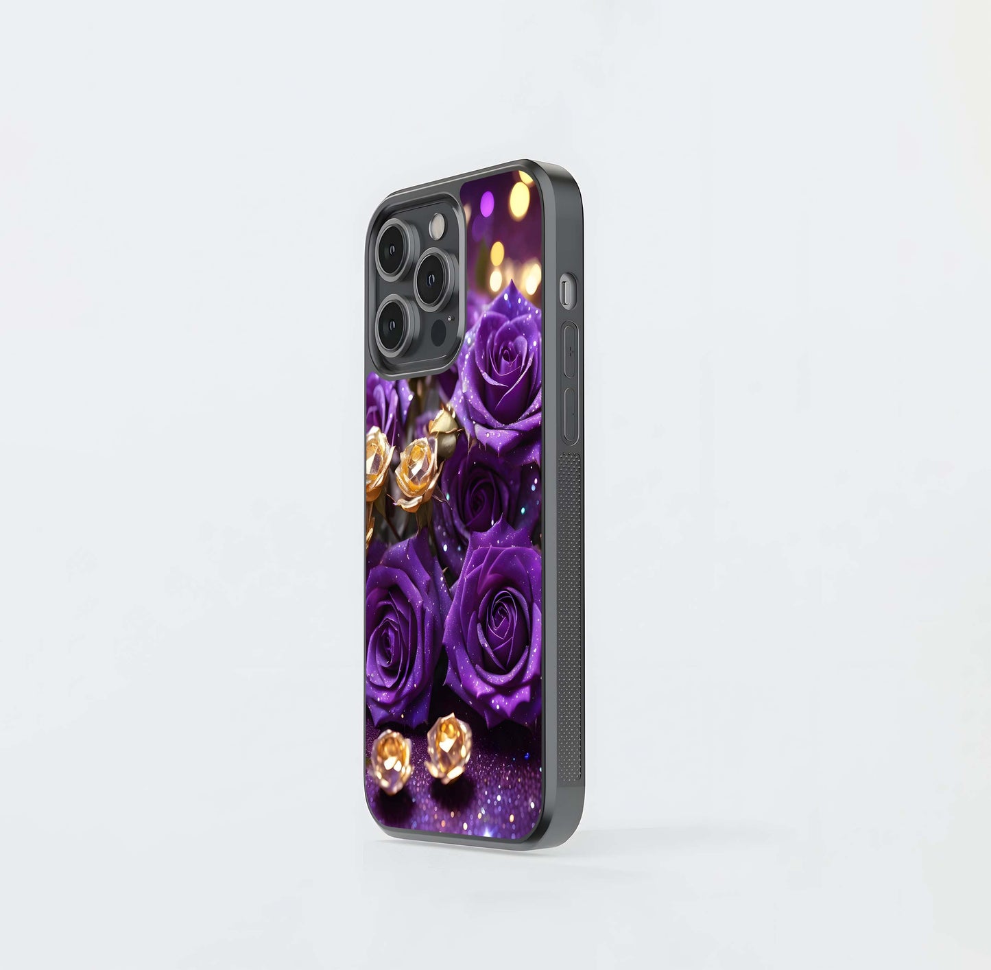 Amethyst Sparkle Dream Glass Case
