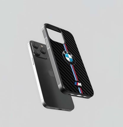 BMW M Carbon Stripes Glass Case