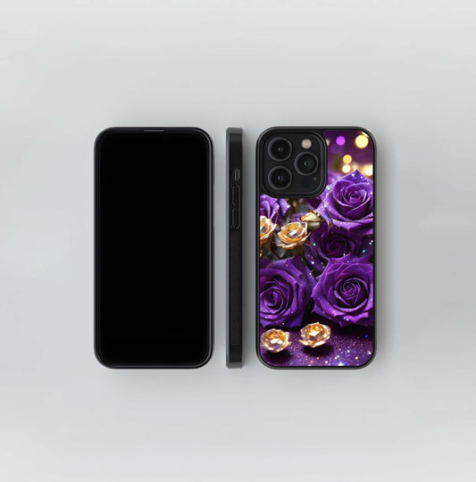 Amethyst Sparkle Dream Glass Case