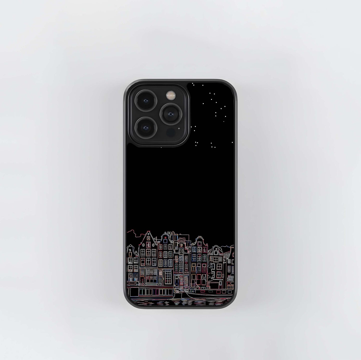 Black City Glass Case