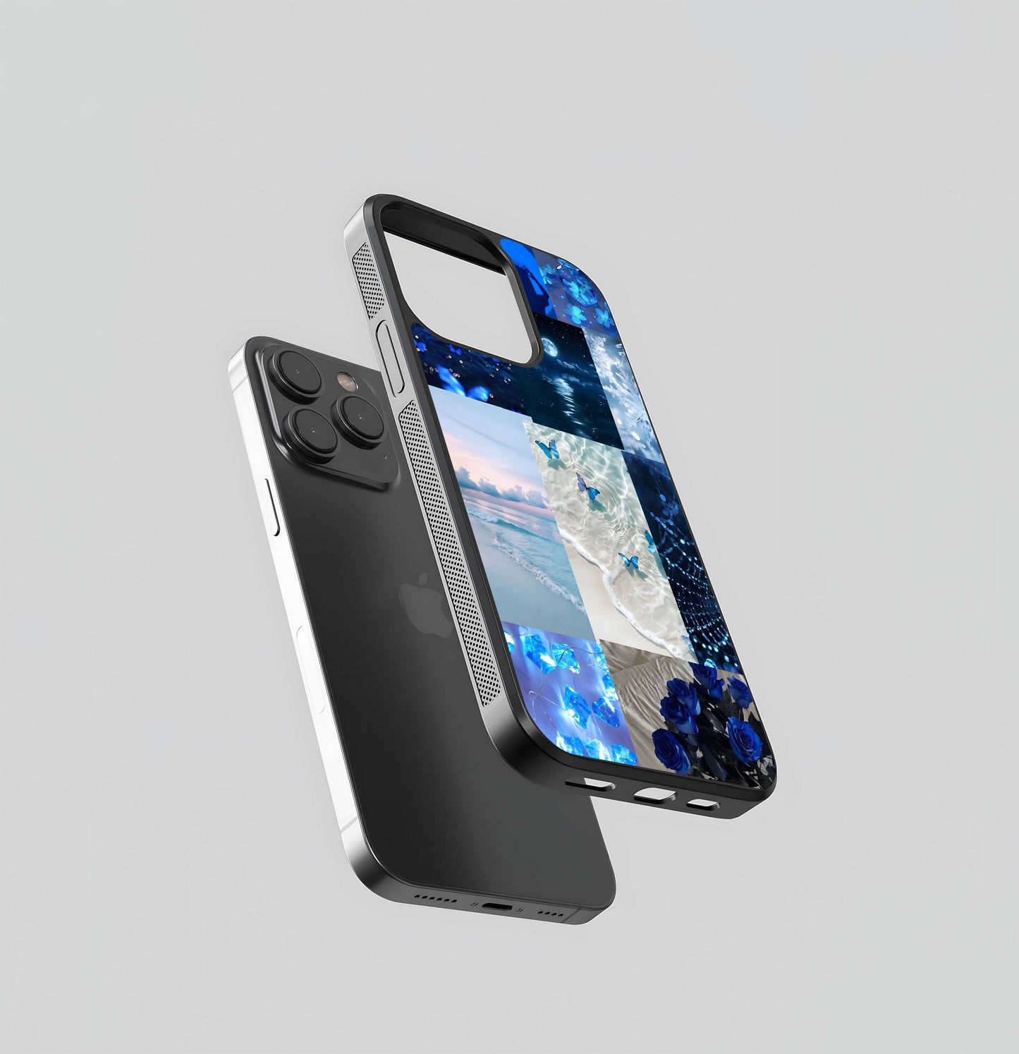 Midnight Blue Fantasy Glass Case